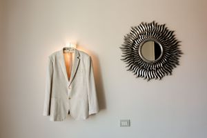Wedding details with flowers and decorations