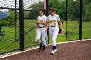 Wissahickon Highschool softball team before practice
