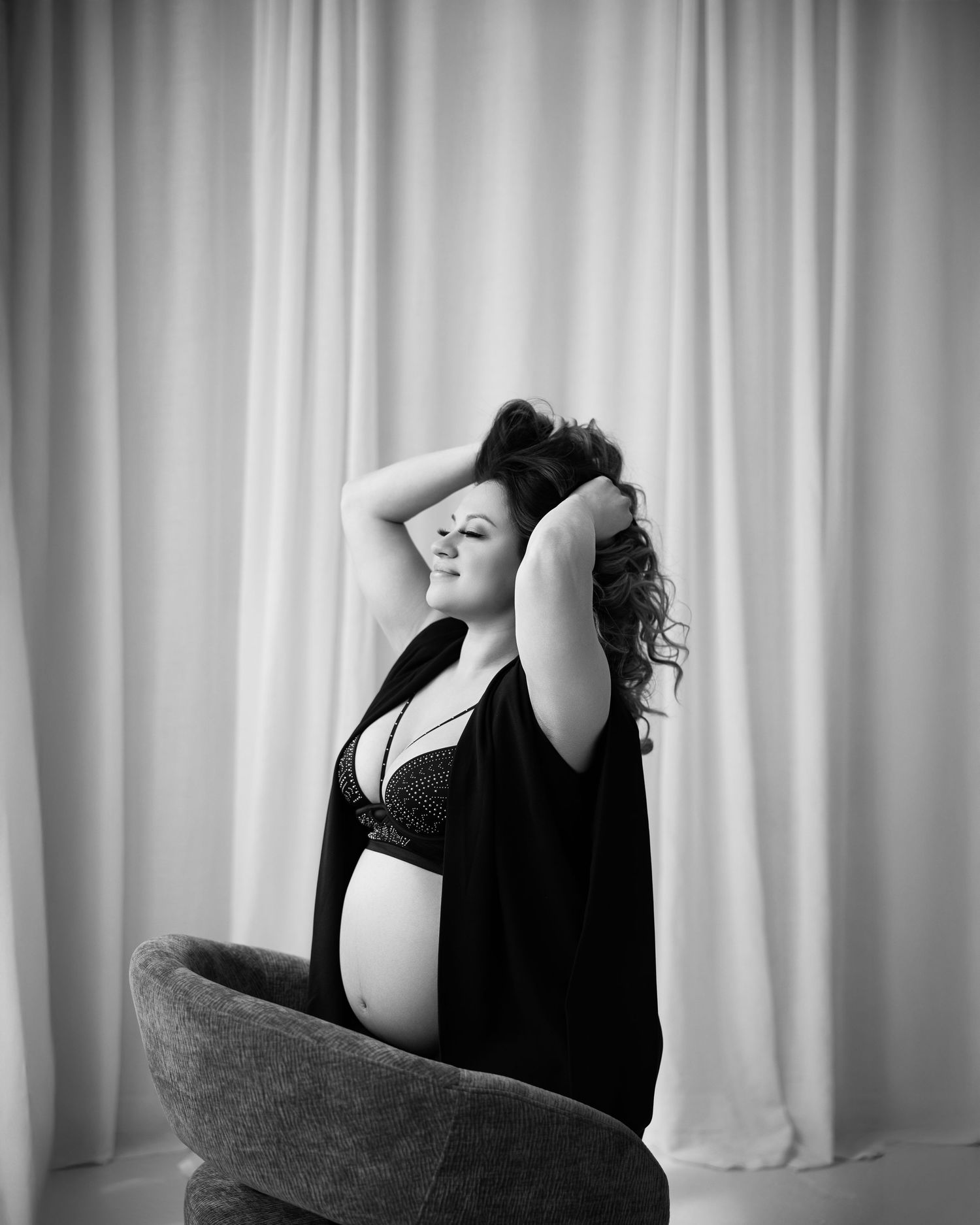 kitchener maternity portrait black