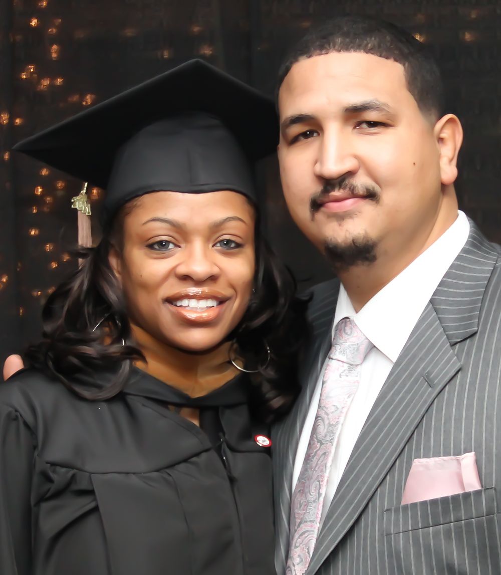 Grad with Husband, Portrait