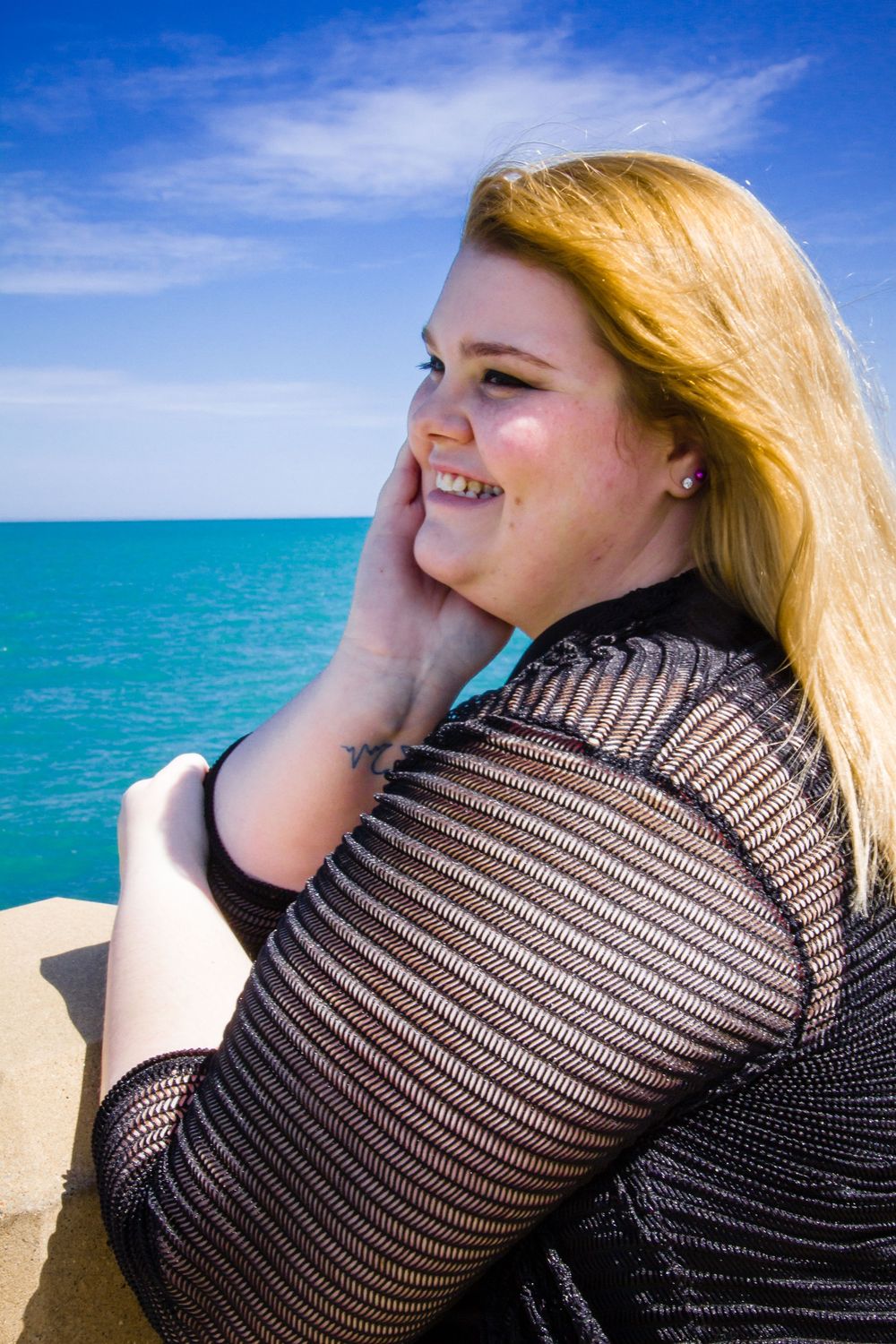 Lady with the Blue Skies