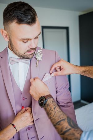 Potrait préparitifs Mariage