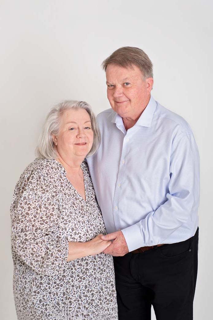 Anniversary couple portrait in studio Baltimore, Ontario*