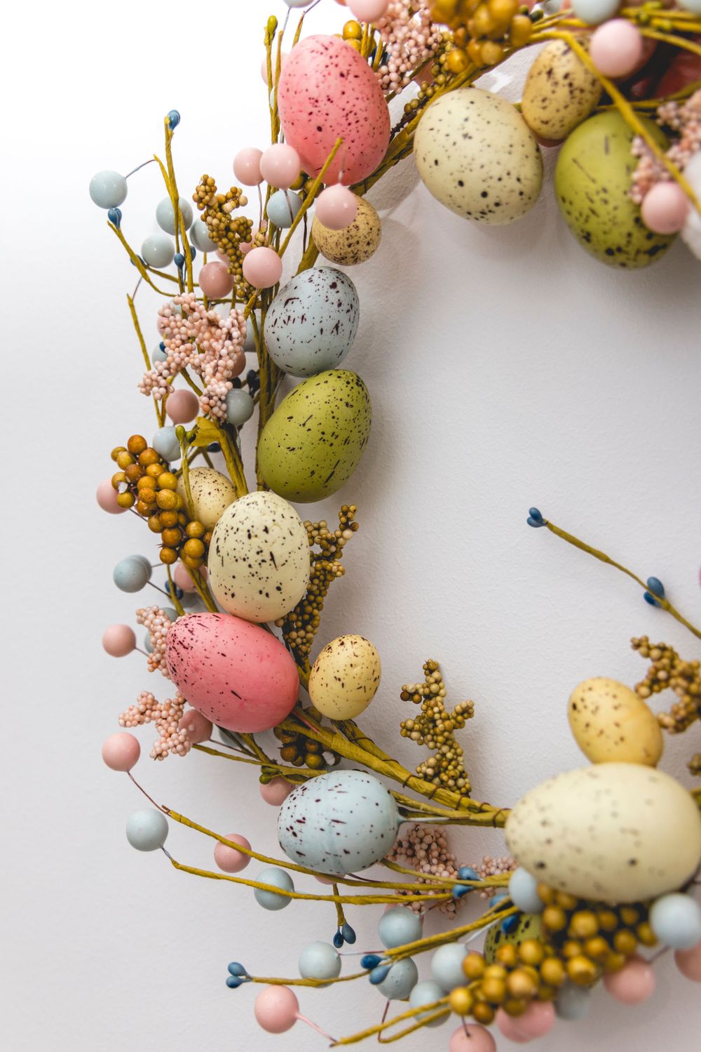 Easter table decorations in green taken by sunshine coast commercial photographer