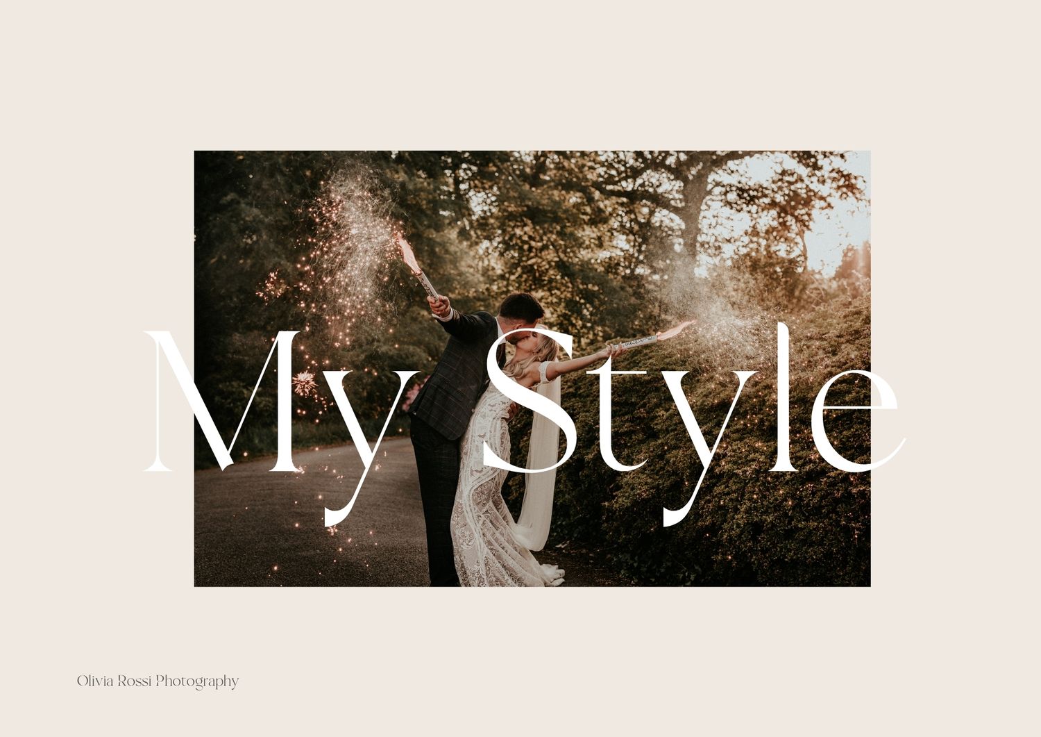 Website template design featuring natural outdoor scenes with text overlay in modern style.