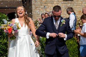 Matty & Sophie confetti shot