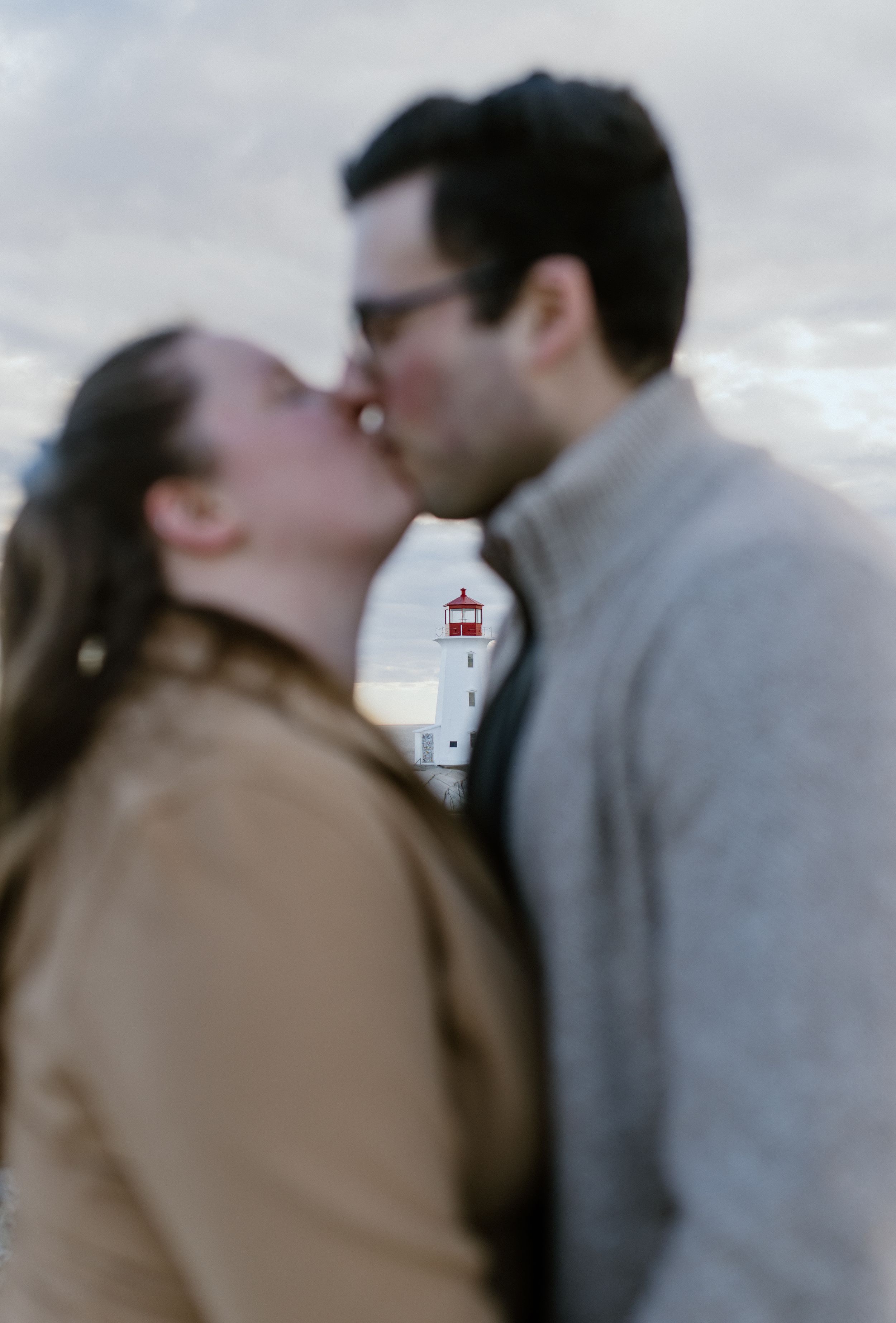 Peggy's Cove couple's session, Halifax, Nova Scotia Canada - Charlotte Buckle Photography