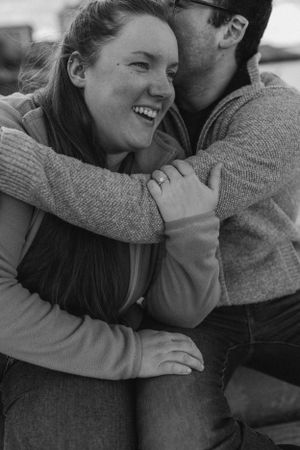 Peggy's Cove couple's session, Halifax, Nova Scotia Canada - Charlotte Buckle Photography