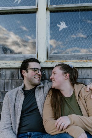Peggy's Cove couple's session, Halifax, Nova Scotia Canada - Charlotte Buckle Photography