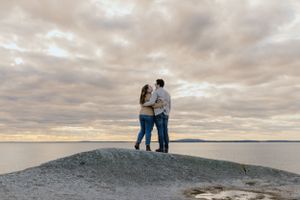 Peggy's Cove couple's session, Halifax, Nova Scotia Canada - Charlotte Buckle Photography