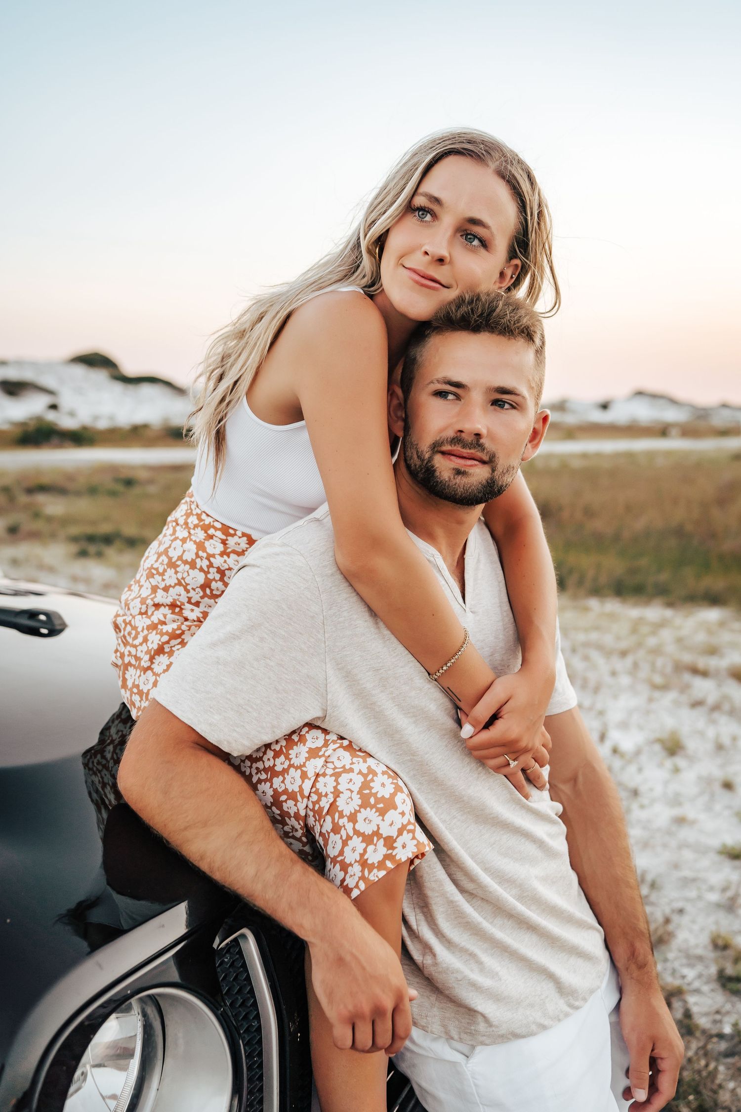 30A Couples Photographer Grayton Beach Florida Couples Jeep Photo Session Sam Haines Photography