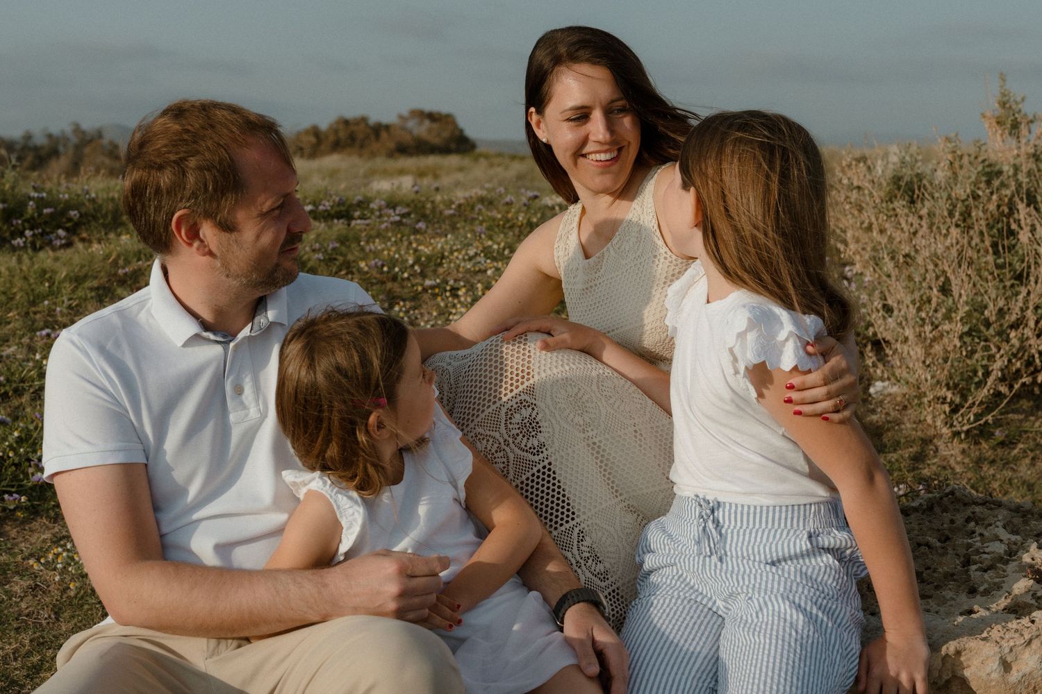 Family pictures by the sea in Paphos