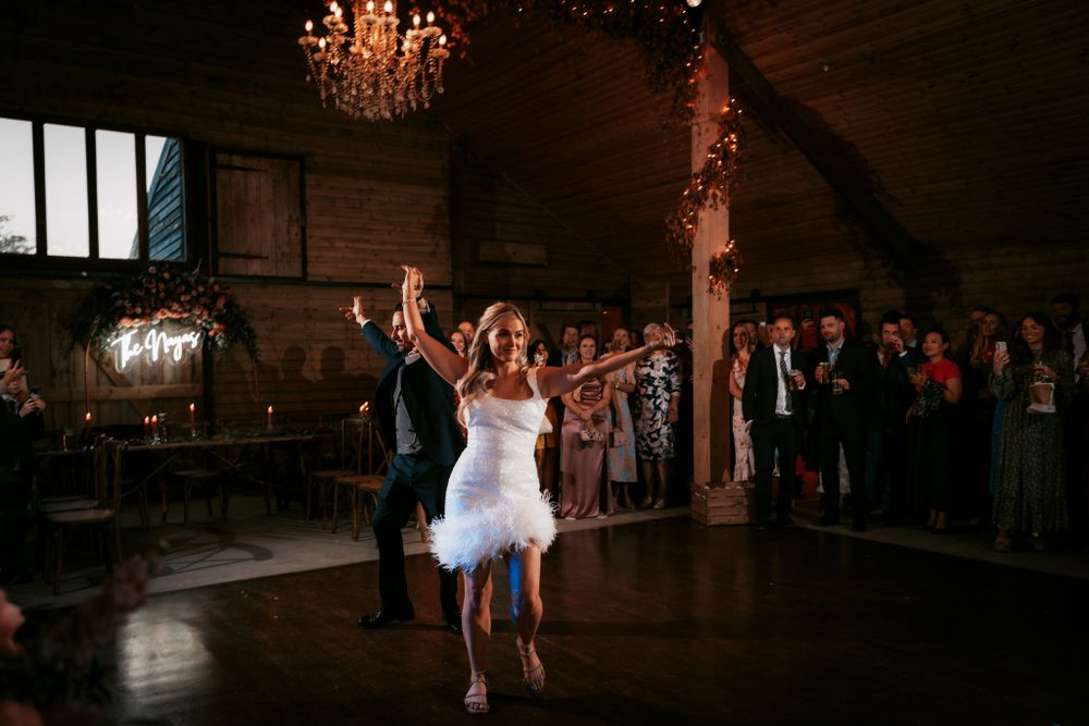 wedding photography the first dance by Rose and Rainbow Photography