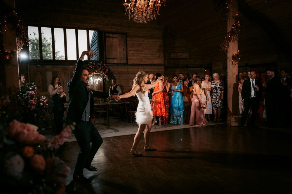 wedding photography the first dance by Rose and Rainbow Photography