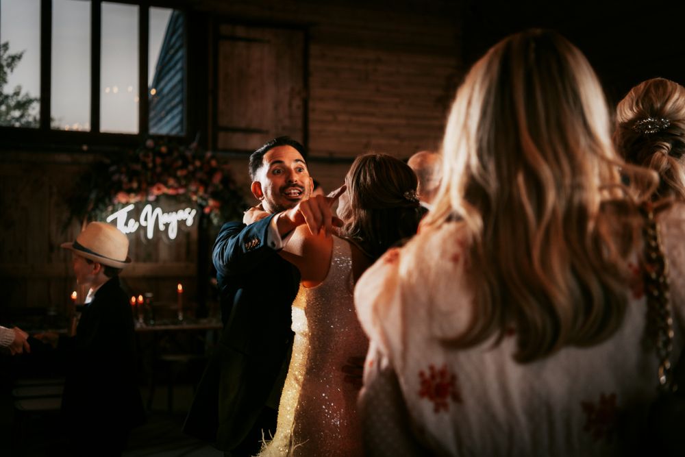 wedding photography the first dance by Rose and Rainbow Photography