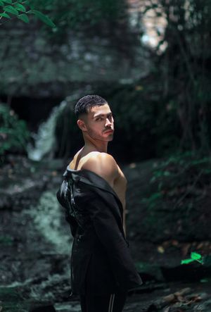 Puerto Rico Photographer. Albert Ray Photo. Rainforest Photoshoot. Male Portraits. Editorial Photoshoot. Male Shots. El Yunque. LGBTQ Photos