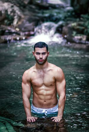 Puerto Rico Photographer. Albert Ray Photo. Rainforest Photoshoot. Male Portraits. Editorial Photoshoot. Male Shots. El Yunque. LGBTQ Photos
