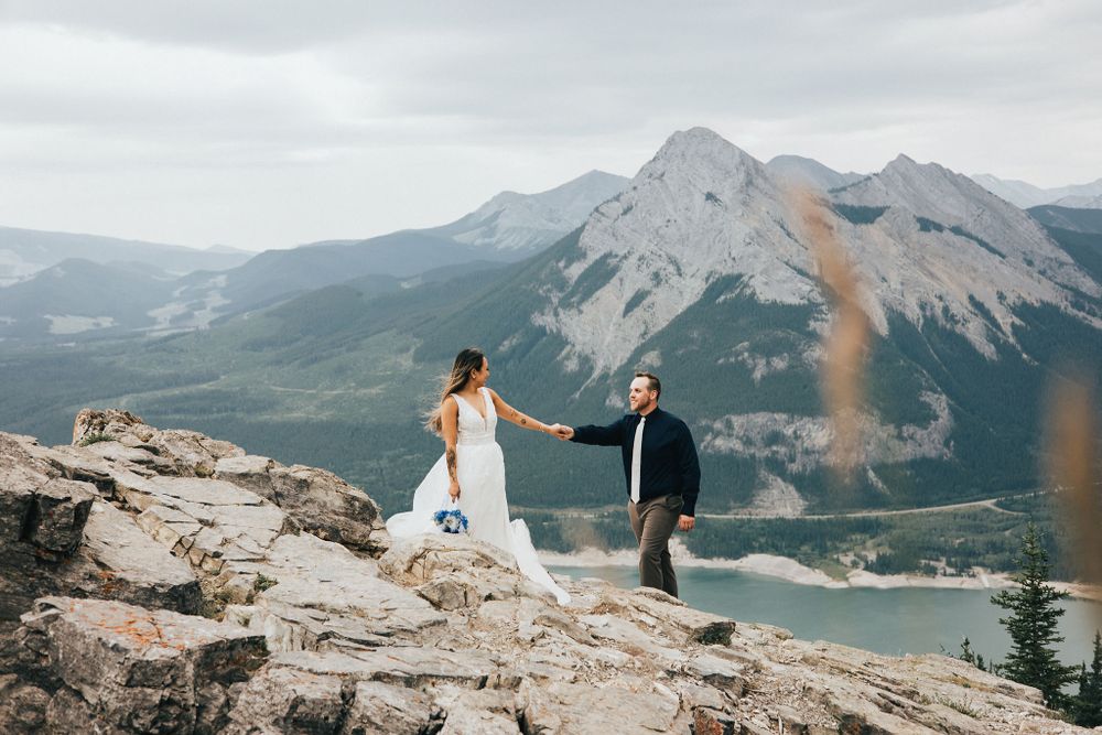 VNDRDOG Media Shekinah and Sean Wedding Photoshoot Kananaskis Alberta