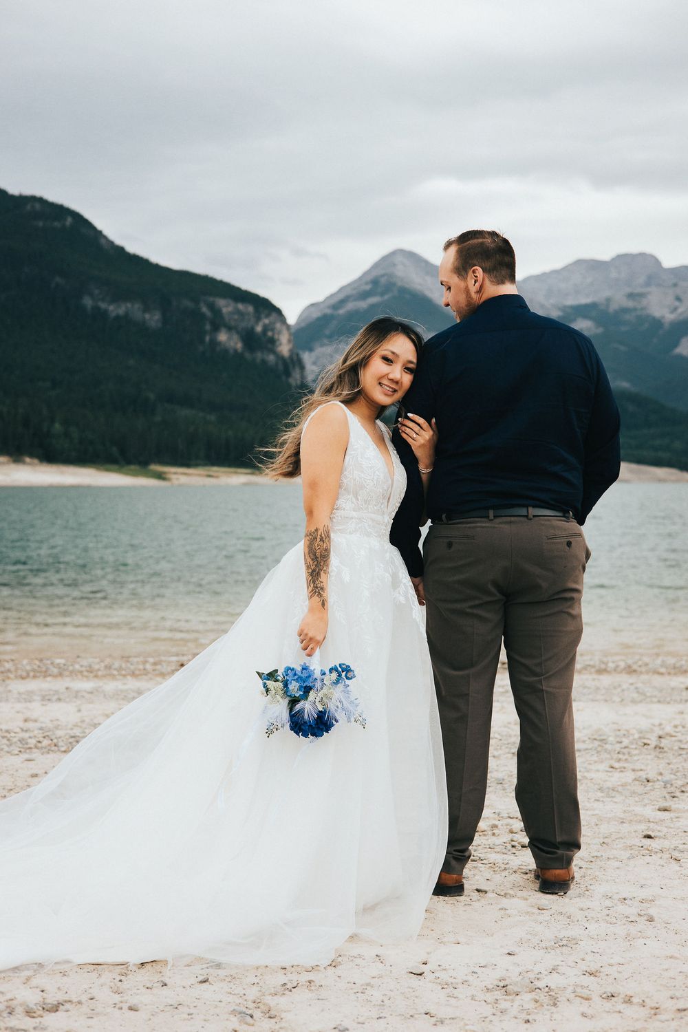 VNDRDOG Media Shekinah and Sean Wedding Photoshoot Kananaskis Alberta