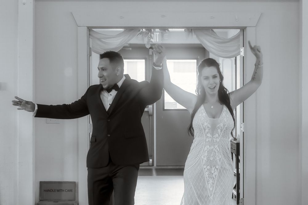 bride and groom at wedding reception in spokane washington. Taken by Jessica Rae Photography.