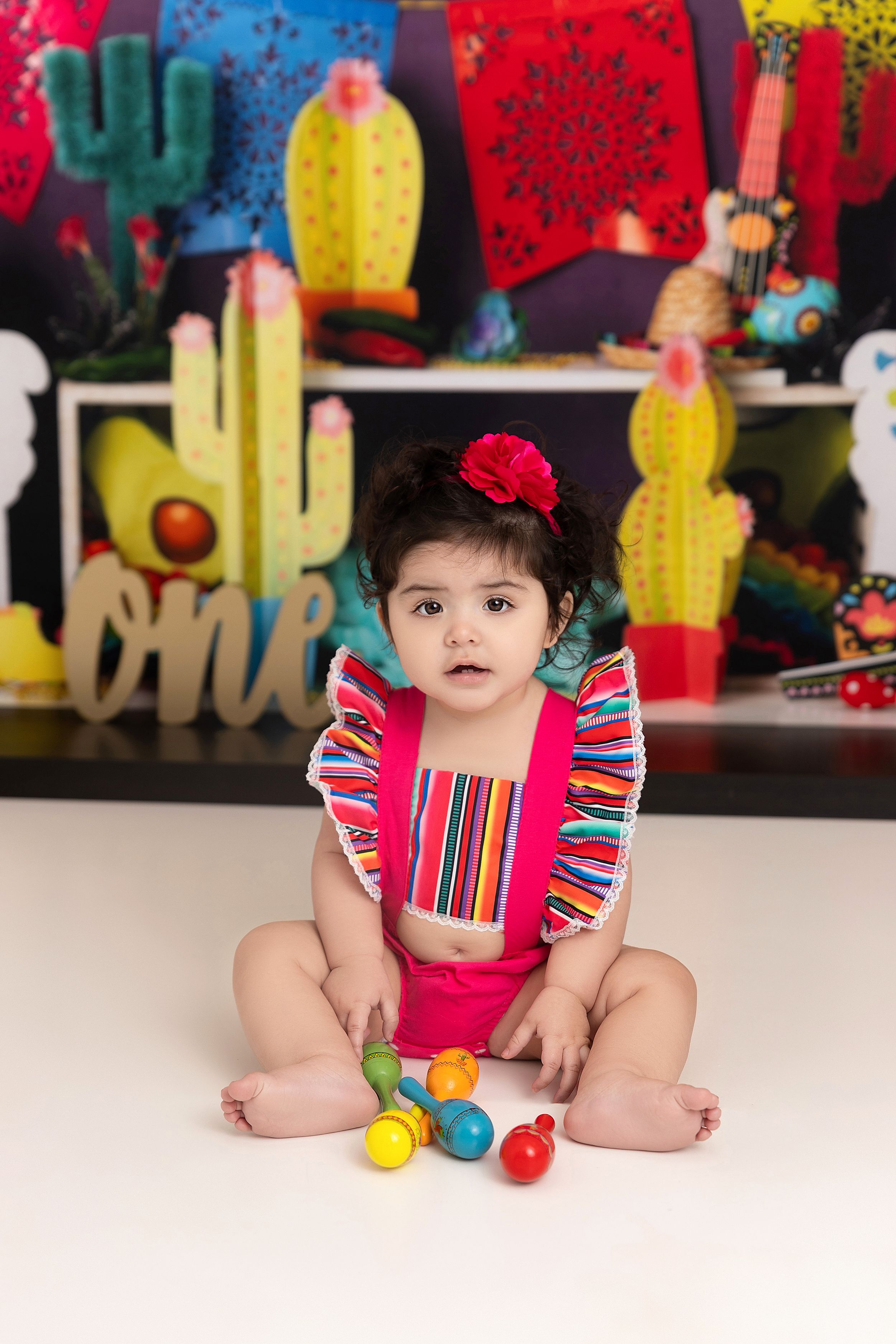 Fiesta Theme 1st Birthday Photography and Cake Smash Session - Port Chester, NY