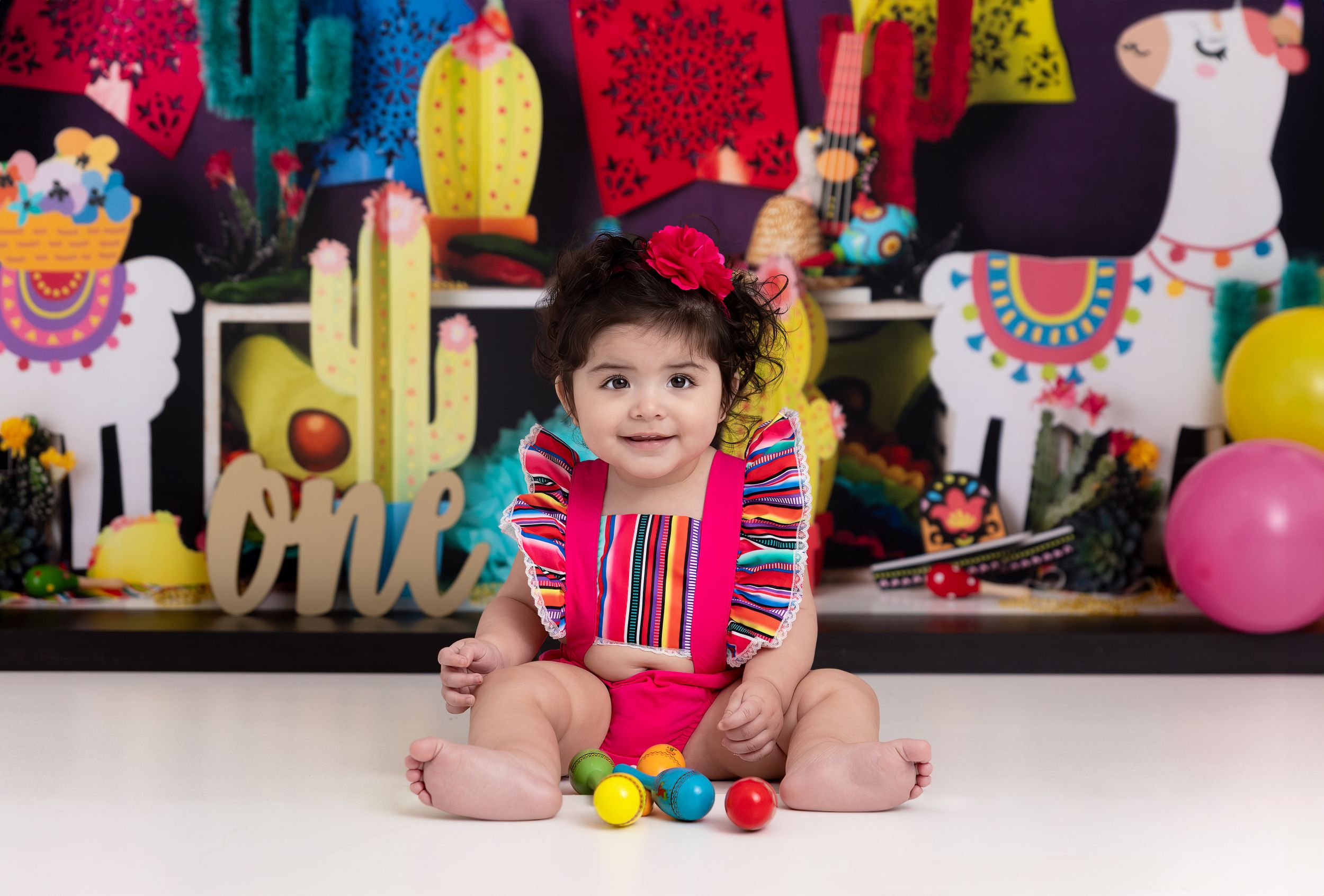 Fiesta Theme 1st Birthday Photography and Cake Smash Session - Port Chester, NY