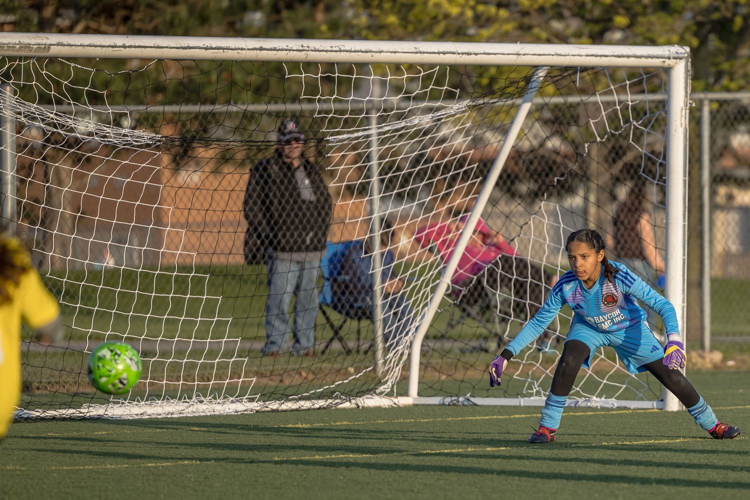 Grimsby Girls Soccer during game