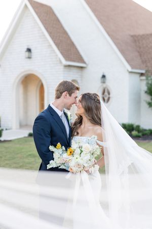 The Nest at Ruth Farms Wedding Couple