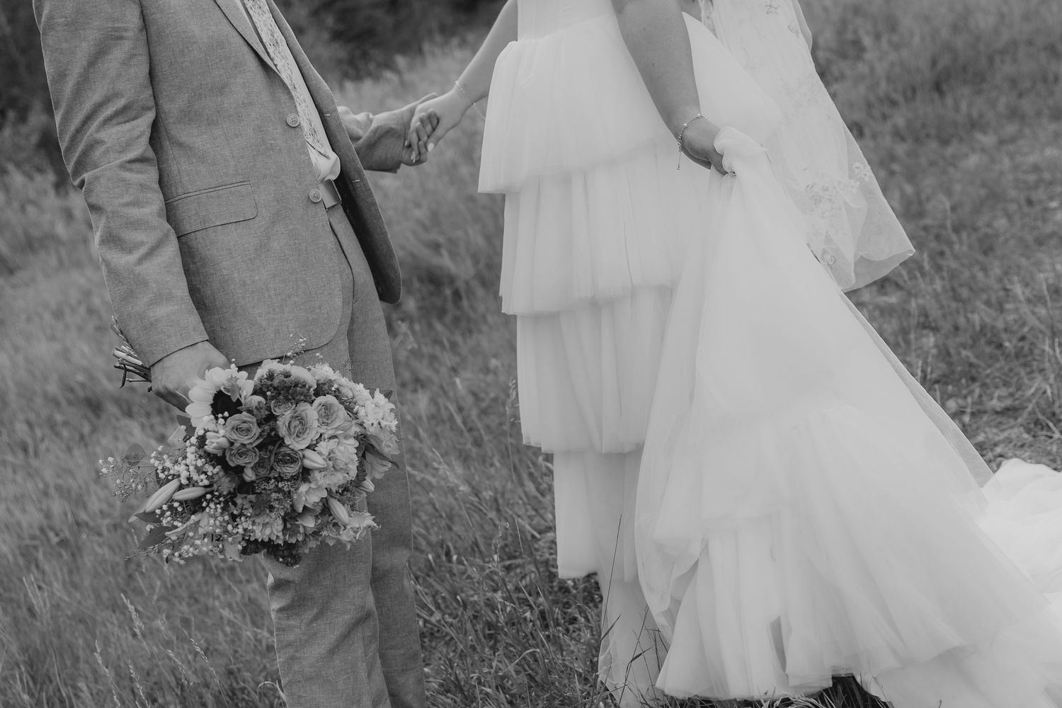 bridal couple details in Wyoming and Colorado
