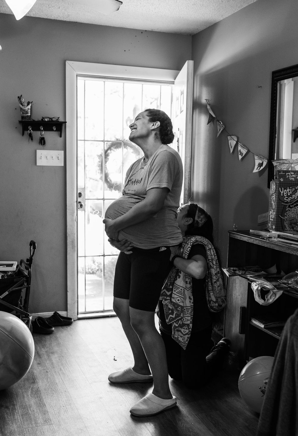 Home labor photography in san Antonio