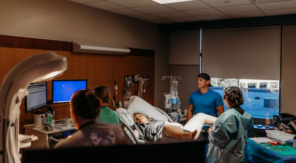 Hospital birth photographer in san antonio