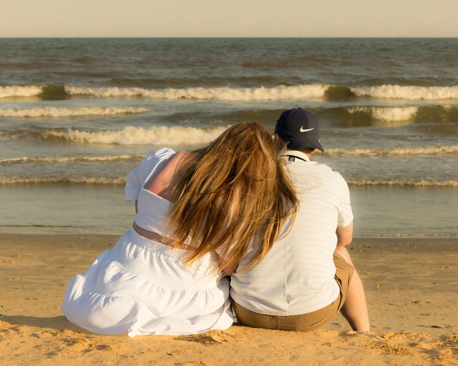 Engagement photo of a beautiful couple