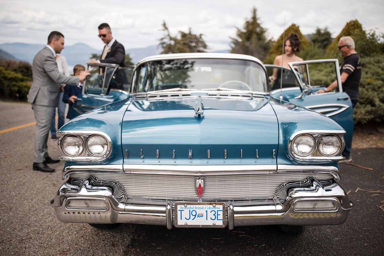 Wedding day transportation vintage cars and rides