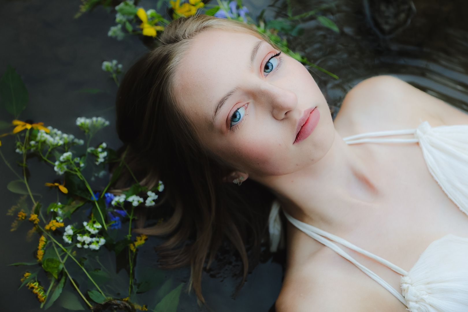 senior photos close up