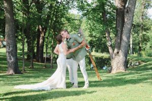 wedding kiss