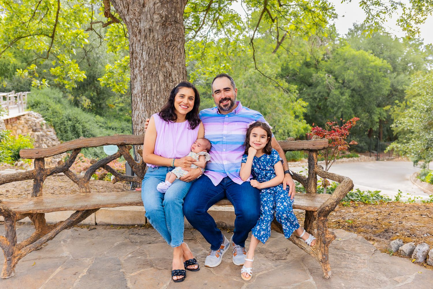 San Antonio couple portraits at Phil Hardberger Park