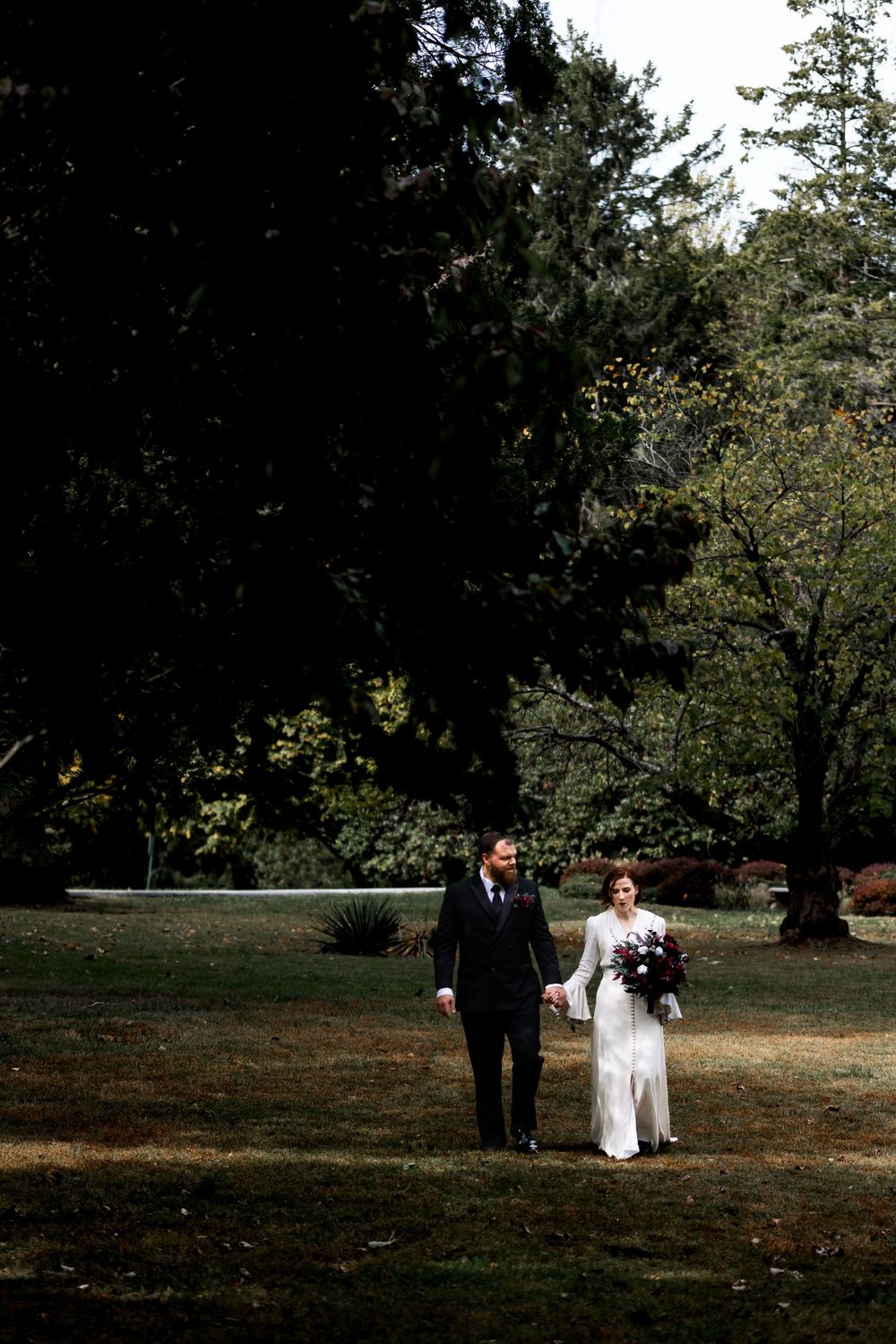 Moody wedding photographer.