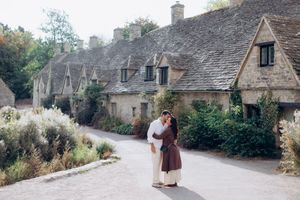 Swan Hotel proposal in Bibury in the heart of the Cotswolds.