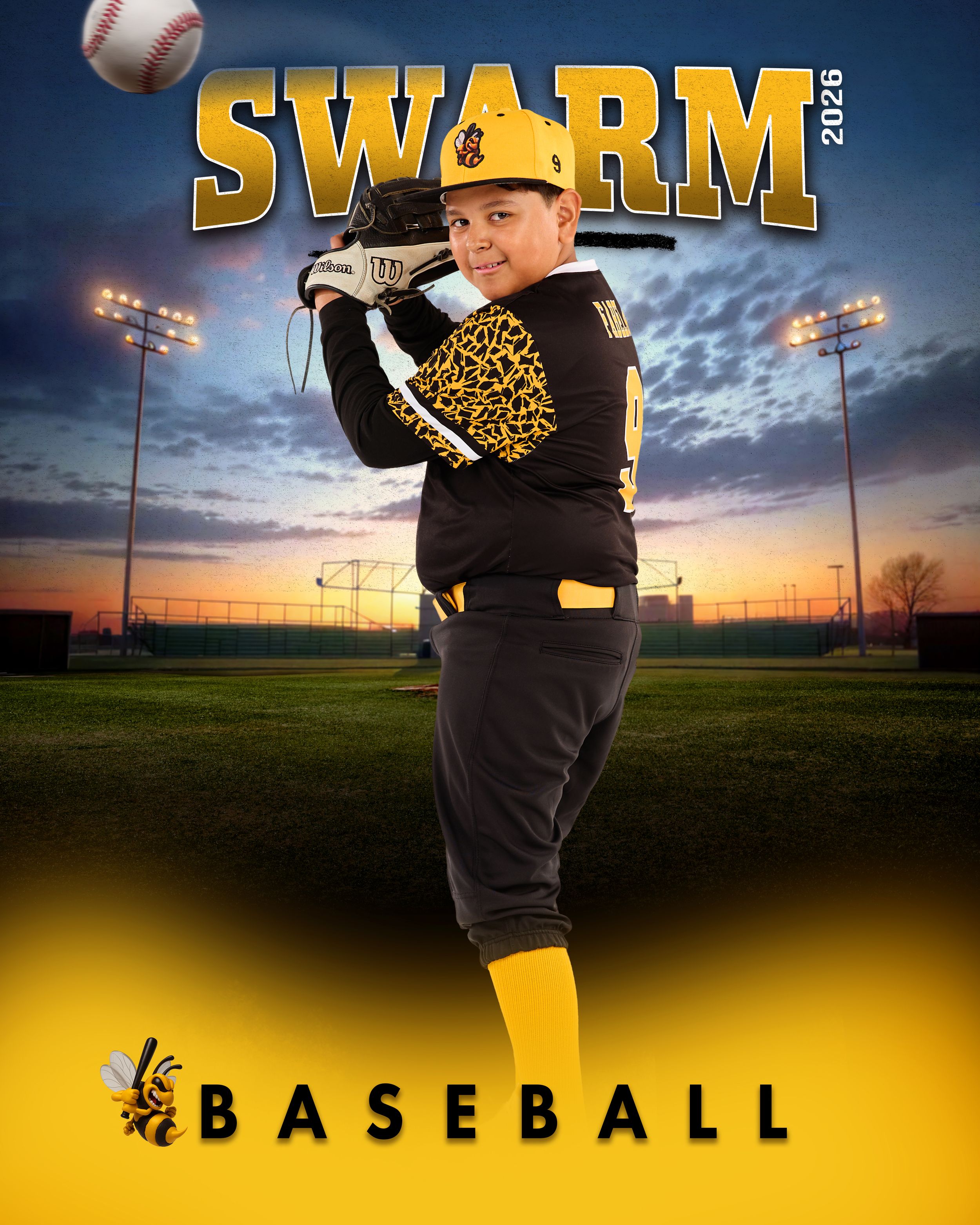 Dramatic Utah Sport Photographer team Baseball SWARM Action Photos  West Jordan, Utah