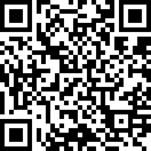Black and white QR code for scanning with a smartphone to access a website or digital content.