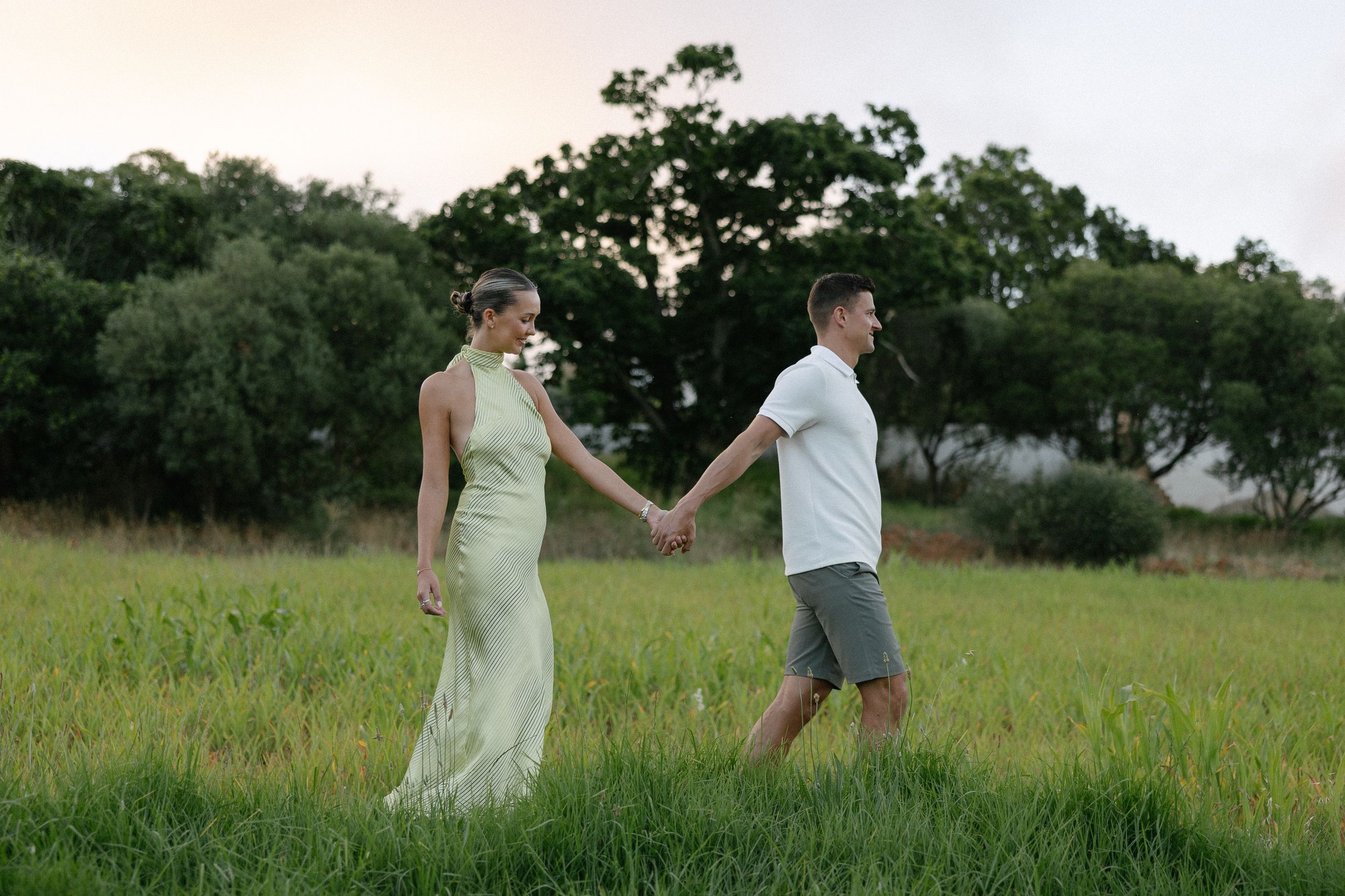 Leanne and Luke at De Zeven Guest Lodge proposal photos with Christene de Coning Photography in Stellenbosch, South Africa.