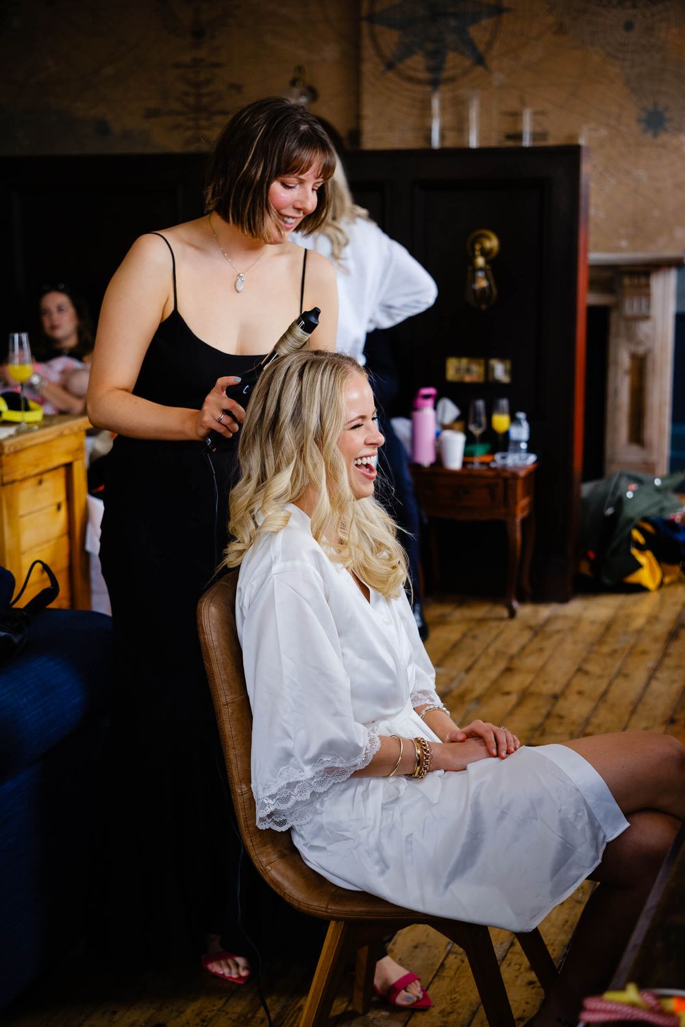 bride makeup at wedding