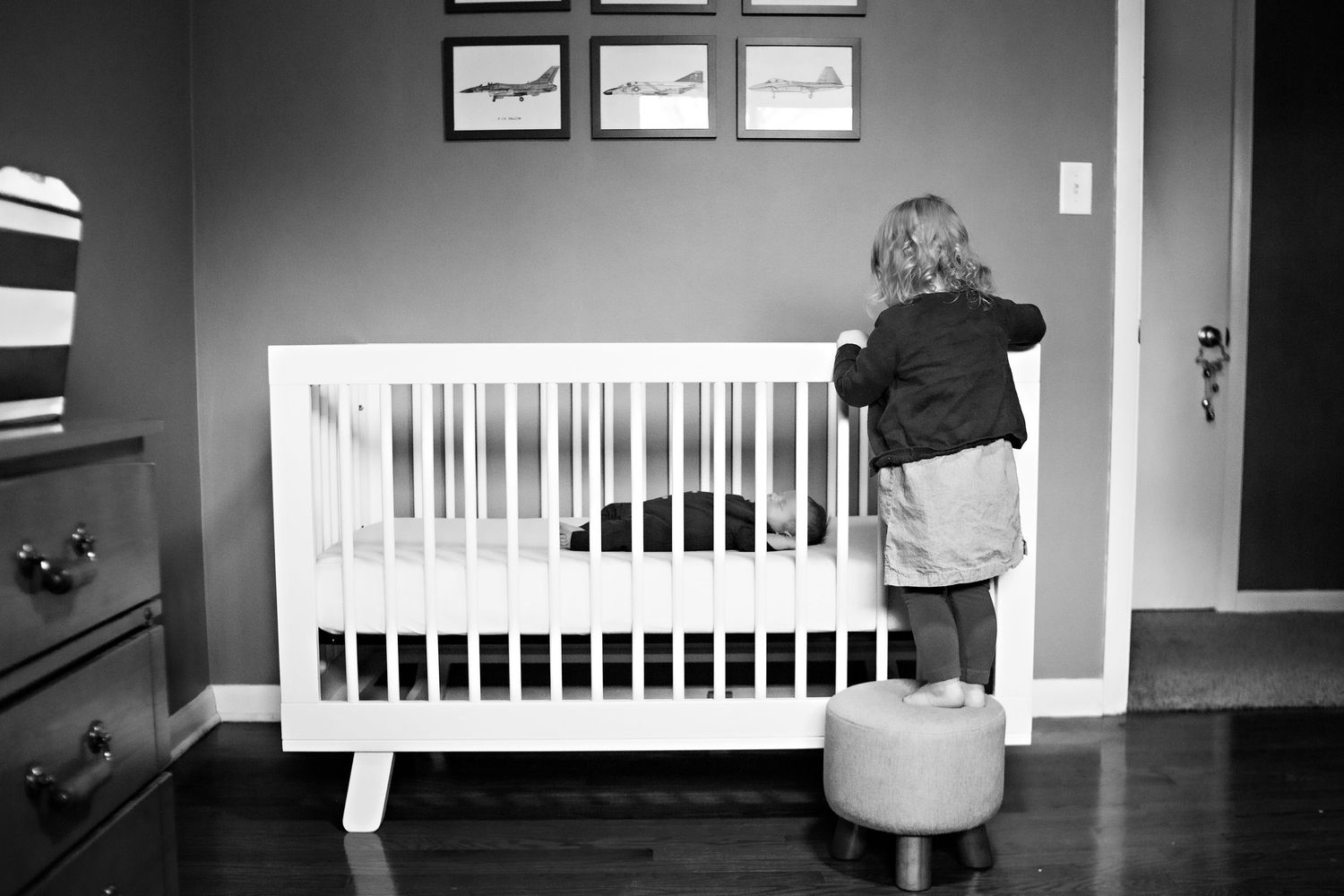 lifestyle in home family and newborn photos