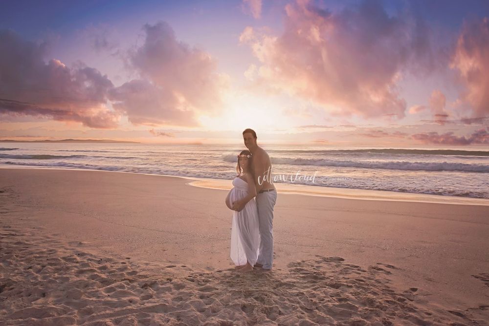 sunset maternity photography Campbelltown