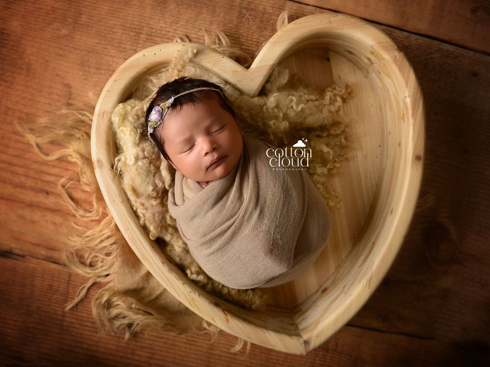 Newborn portrait in the Macarthur region by Cotton Cloud Photography