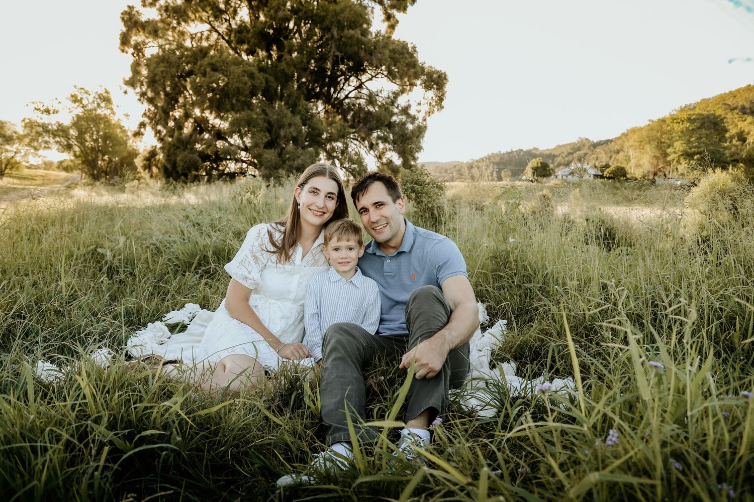 Family photography on the farm