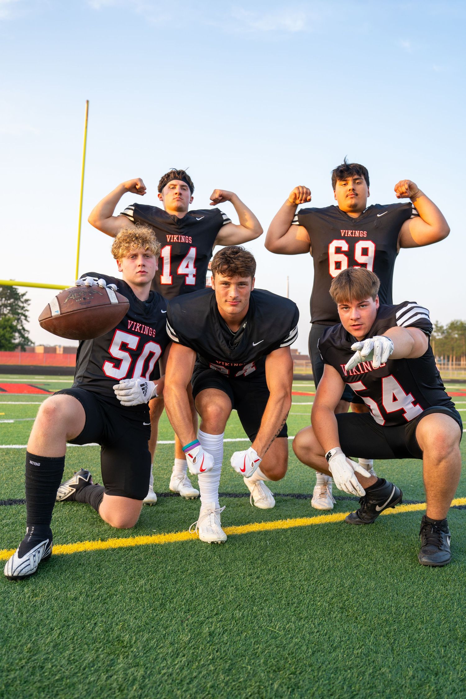 2024 North Branch Vikings Seniors Photo by Jake Fenton Productions
