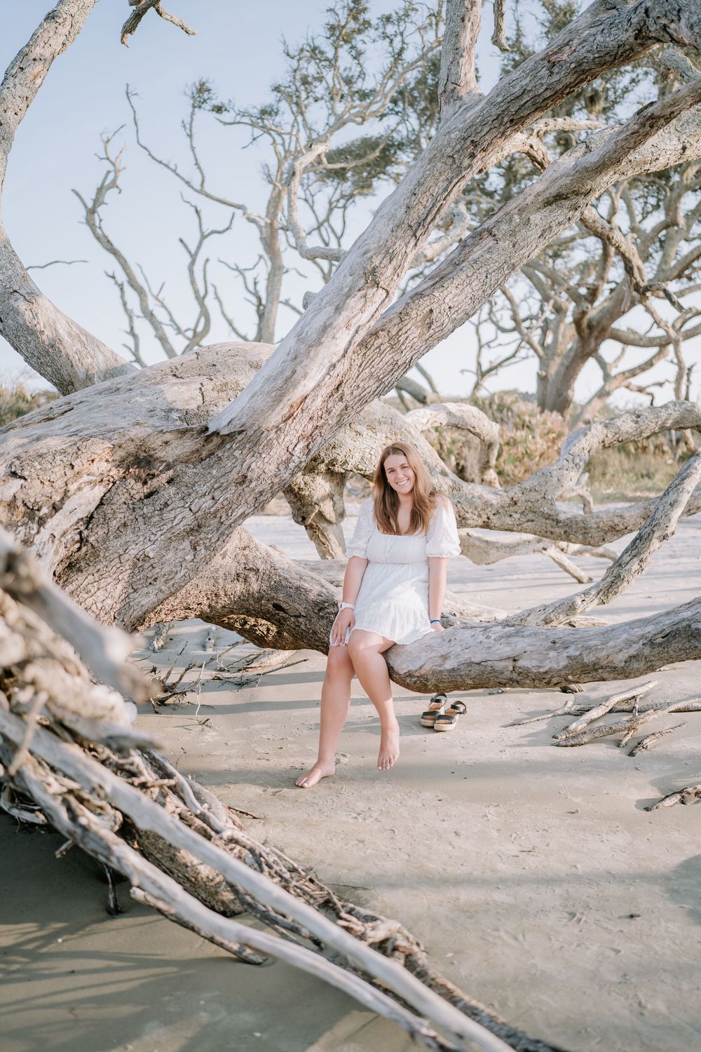 Karley N. | Driftwood Beach Senior Session | Jekyll Island, GA