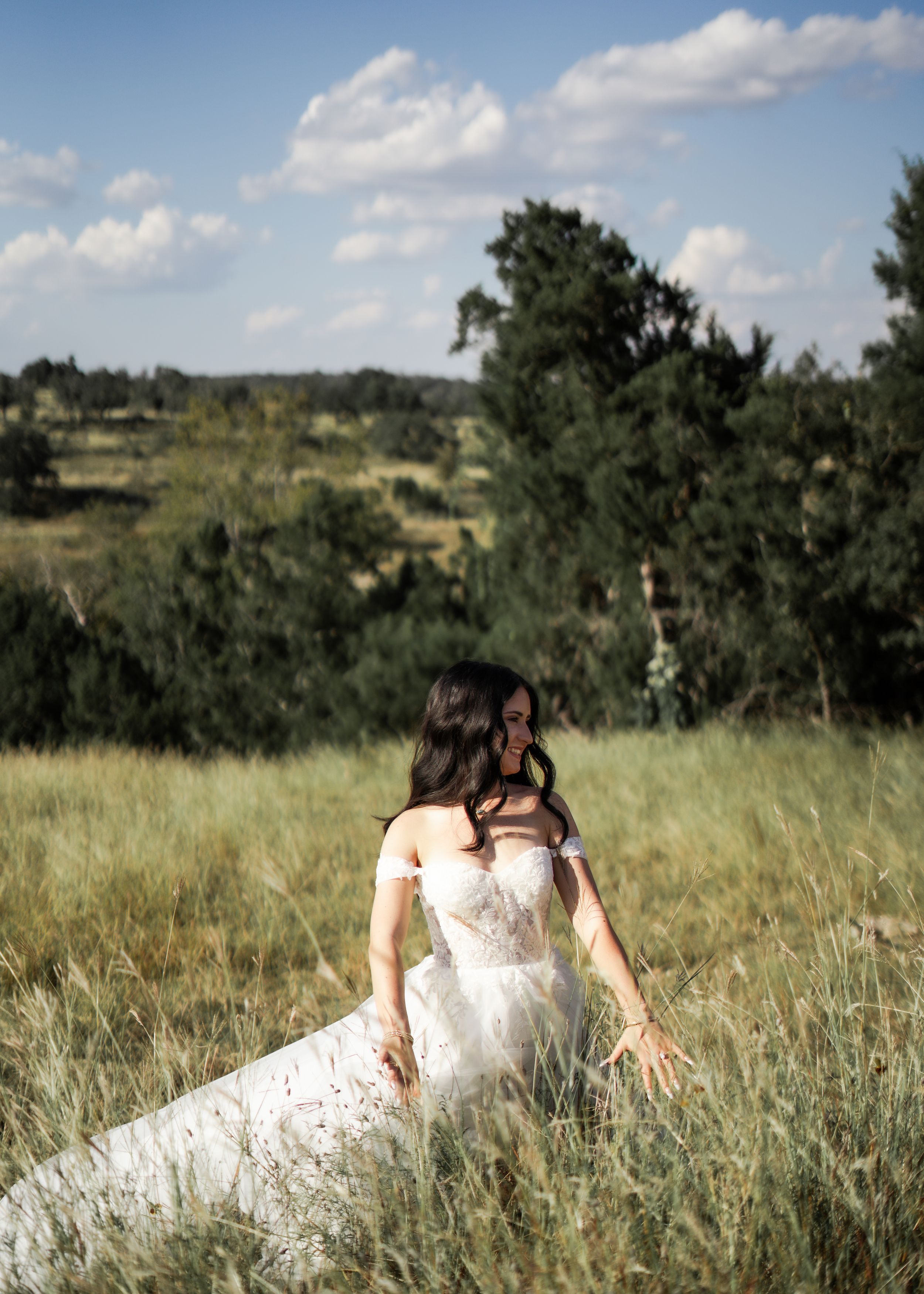 Bridal session in Fredickburg, TX. Western style photography. Natural light, wedding photography, candid moments, bridal photography.