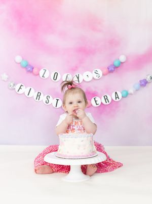 Cake Smash Photography Rye NY, taylor swift first era inspiration